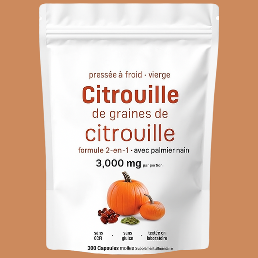 Gélules d’huile de pépins de courge